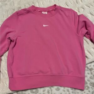 Nike Dri-FIT Pink Cropped Crewneck